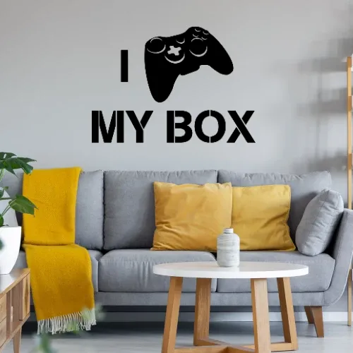 i love my box Sonstig. Wandtattoo
