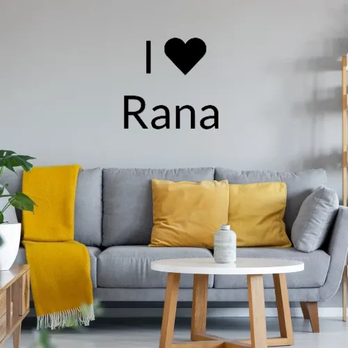 I Love Rana Sonstig. Wandtattoo I Love Rana Wandtattoo
