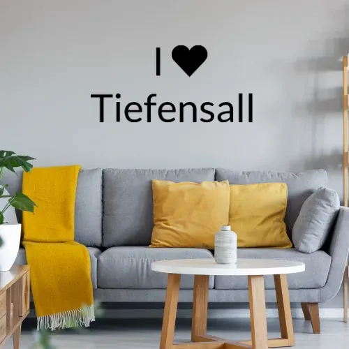 I Love Tiefensall  Sonstig. Wandtattoo