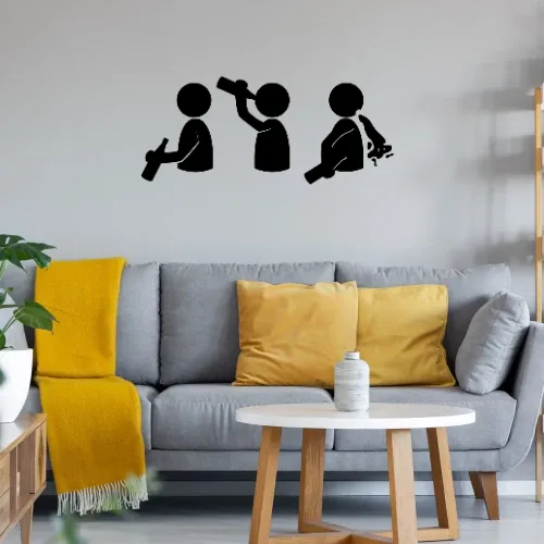 Icons Saufen Sonstig. Wandtattoo