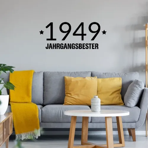 Jahrgangsbester 1949 Wandtattoo