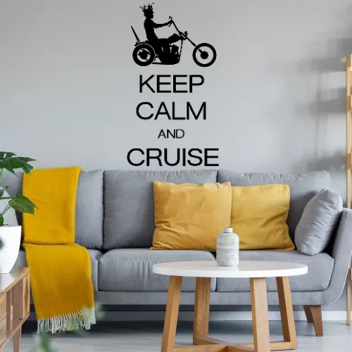 keep calm and cruise Wandtattoo