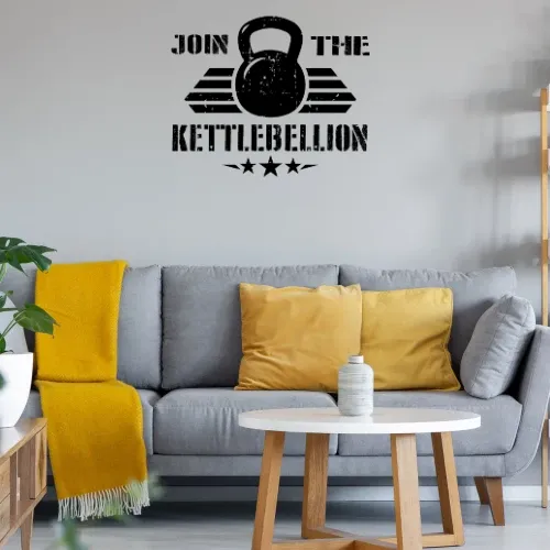 Kettlebell Fitness Fitnessstudio Geschenkidee Sonstig. Wandtattoo Kettlebell Fitness Fitnessstudio Geschenkidee Wandtattoo