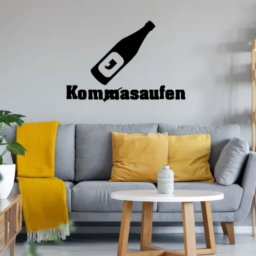 Komasaufen Kommasaufen Wandtattoo