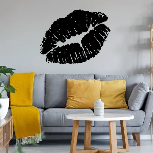 Kußmundabdruck Sonstig. Wandtattoo