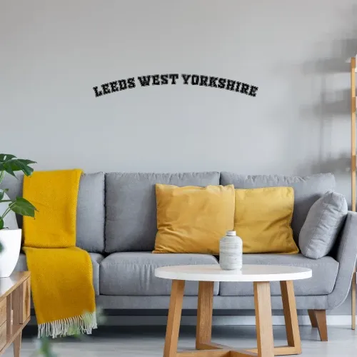Leeds West Yorkshire Wandtattoo