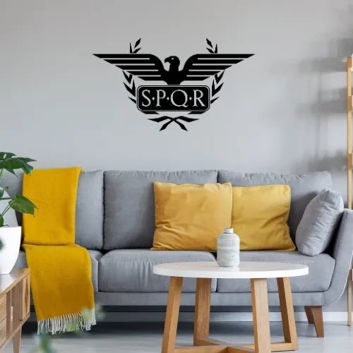 Lorbeerkranz Aquila Adler SPQR Rom Sonstig. Wandtattoo