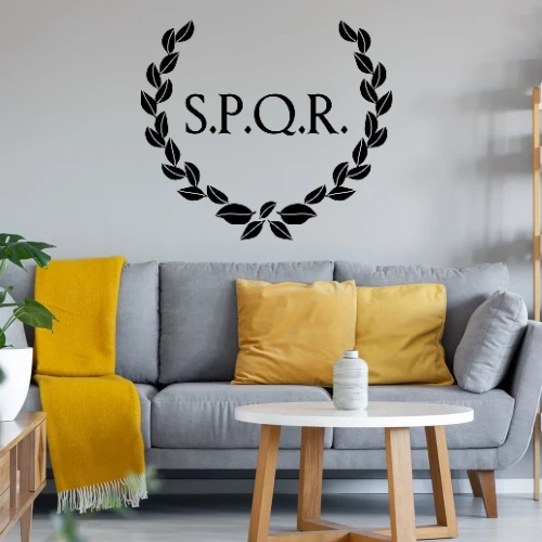 Lorbeerkranz SPQR Rom 2.0 Sonstig. Wandtattoo