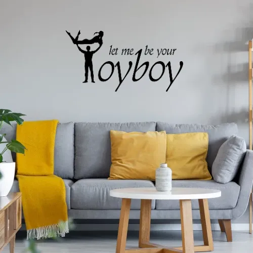Mann hebt Frau Toyboy Sonstig. Wandtattoo Mann hebt Frau Toyboy Wandtattoo