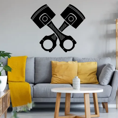 Motorkolben Sonstig. Wandtattoo