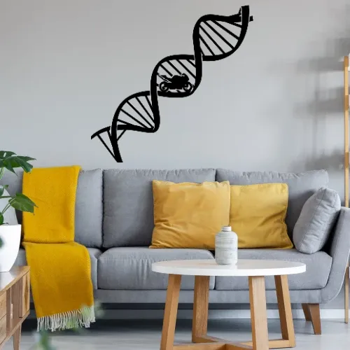 Motorrad DNA Wandtattoo