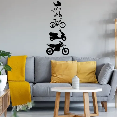 Motorrad Enduro Evolution Front Sonstig. Wandtattoo