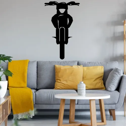 Motorrad Enduro Front Wandtattoo