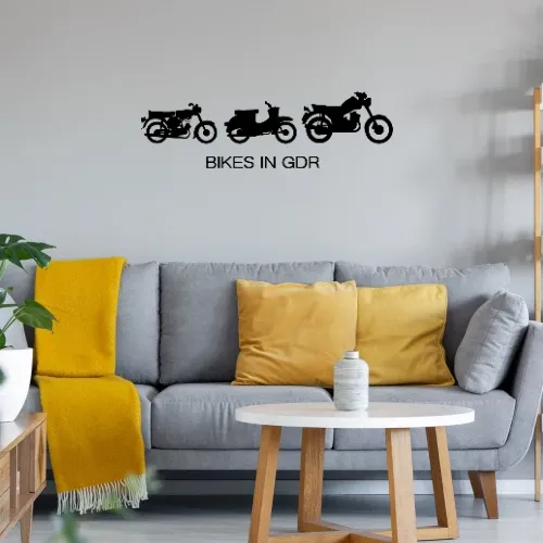 Motorräder in der DDR Sonstig. Wandtattoo