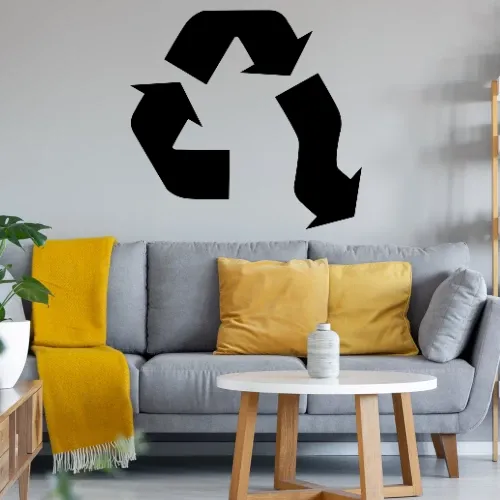 No Recycling Wandtattoo