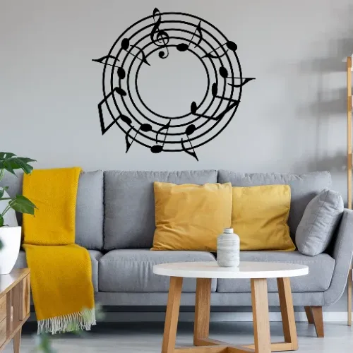 Notenkreis Wandtattoo