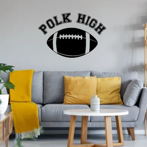POLK HIGH Football Sonstig. Wandtattoo