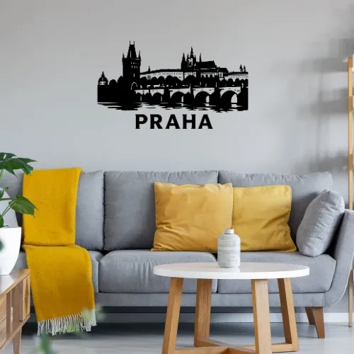 Prags Skyline Sonstig. Wandtattoo