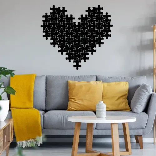 Puzzle Herz Sonstig. Wandtattoo Puzzle Herz Wandtattoo