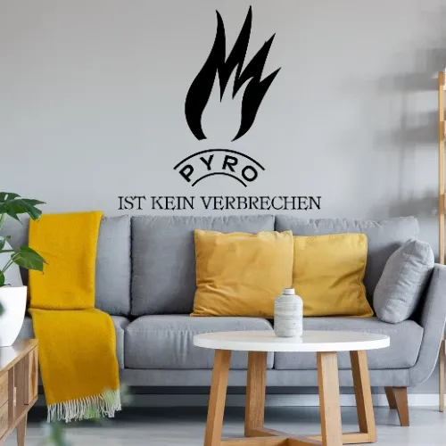 Pyrotechnik legalisieren Shirt Sonstig. Wandtattoo Pyrotechnik legalisieren Shirt Wandtattoo