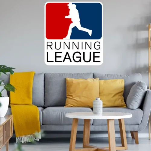 Running League Platzsturm Liga Fussball Sonstig. Wandtattoo Running League Platzsturm Liga Fussball Wandtattoo