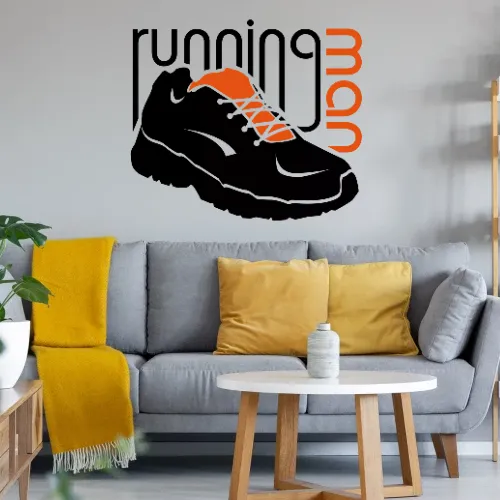 Runningman Wandtattoo