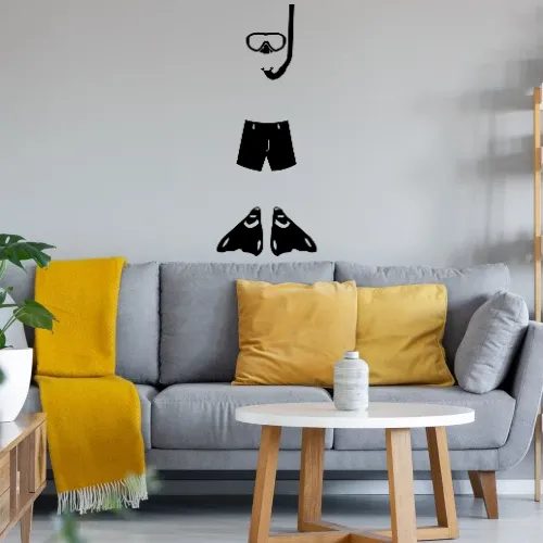 Schnorchel Set Sonstig. Wandtattoo