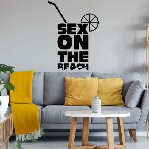 Sex on the Beach Wandtattoo