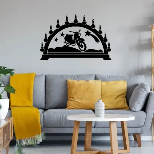 Simson Schwalbe im Schwibbogen Sonstig. Wandtattoo