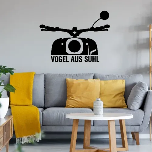 Simson Schwalbe Vogel aus Suhl Wandtattoo