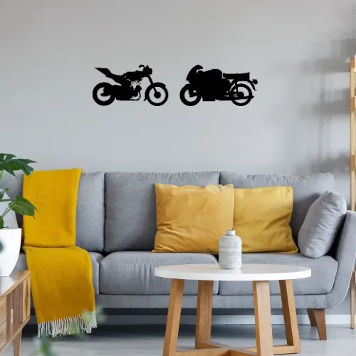 Simson vs. Rennmaschine Wandtattoo