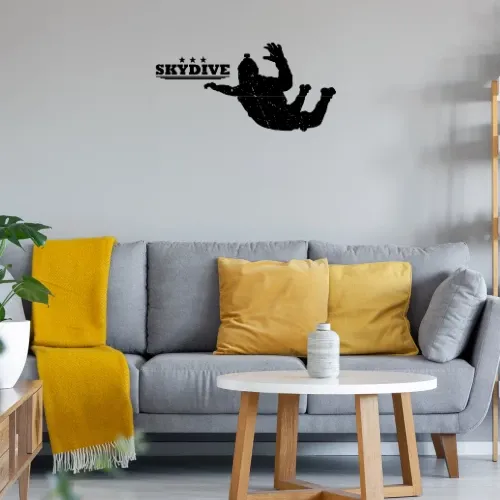 Skydive Fallschirmspringer im freien Fall Sonstig. Wandtattoo Skydive Fallschirmspringer im freien Fall Wandtattoo