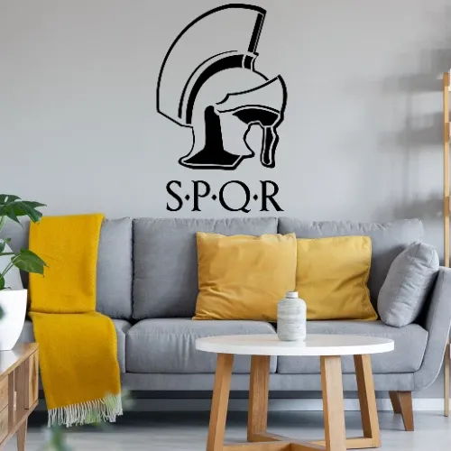 SPQR Römischer Helm Sonstig. Wandtattoo