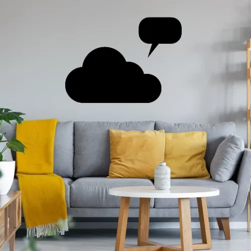 sprechende Wolke Sonstig. Wandtattoo