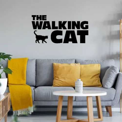 the walking Cat Sonstig. Wandtattoo