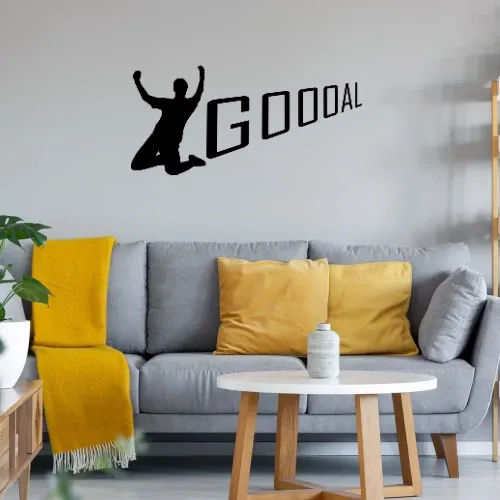 Torjubel Goal Wandtattoo