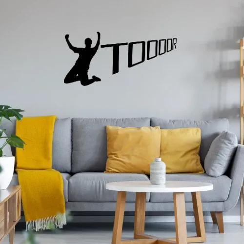 Torjubel Sonstig. Wandtattoo Torjubel Wandtattoo