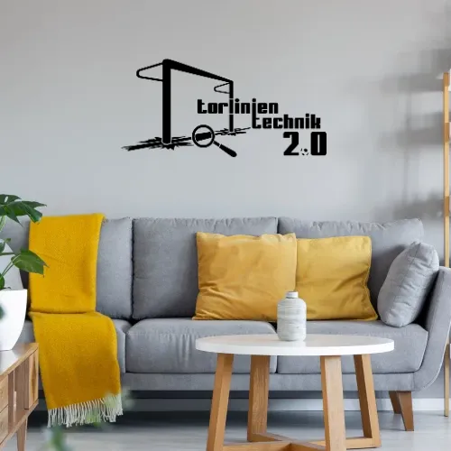 Torlinientechnik 2.0 Wandtattoo