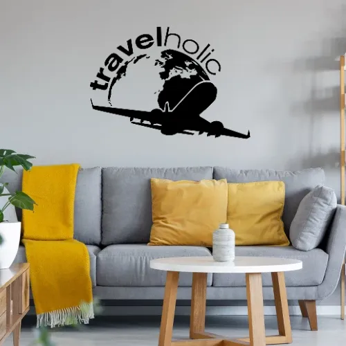 Travelholic Sonstig. Wandtattoo