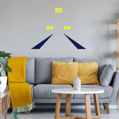 U-Bahn im Tunnel Wandtattoo