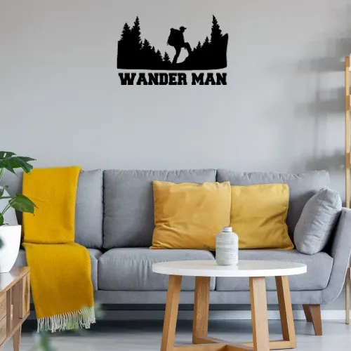 Wandern Wander Man Hiking Wanderer Herren Geschenk Sonstig. Wandtattoo Wandern Wander Man Hiking Wanderer Herren Geschenk Wandtattoo