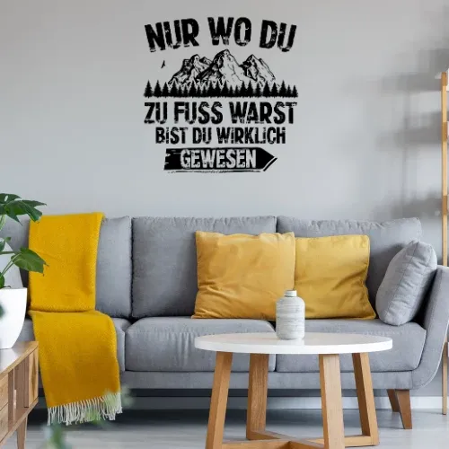 Wandern Wanderer Hiking Outdoor Wander Weg Spruch Sonstig. Wandtattoo Wandern Wanderer Hiking Outdoor Wander Weg Spruch Wandtattoo