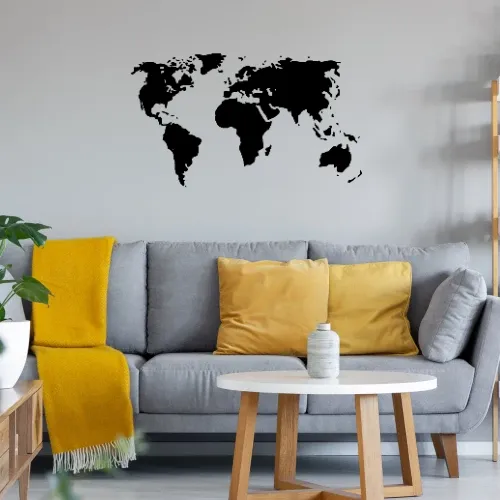 Weltkarte Sonstig. Wandtattoo