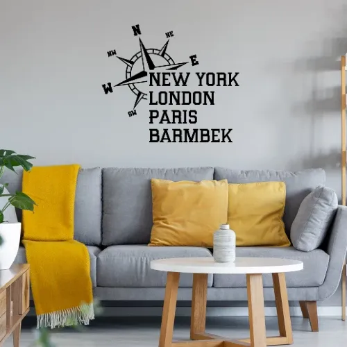 Weltstadt Barmbek Wandtattoo