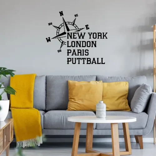 Weltstadt Puttball Sonstig. Wandtattoo Weltstadt Puttball Wandtattoo