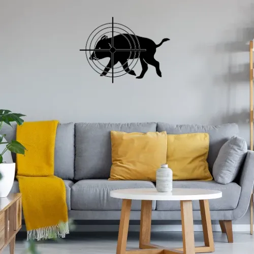 Wildschwein Jäger Visier Jagen Schwarzwild Jagen Sonstig. Wandtattoo Wildschwein Jäger Visier Jagen Schwarzwild Jagen Wandtattoo