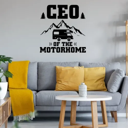 Wohnmobil CEO Of The Motorhome Womo Chef Sonstig. Wandtattoo Wohnmobil CEO Of The Motorhome Womo Chef Wandtattoo
