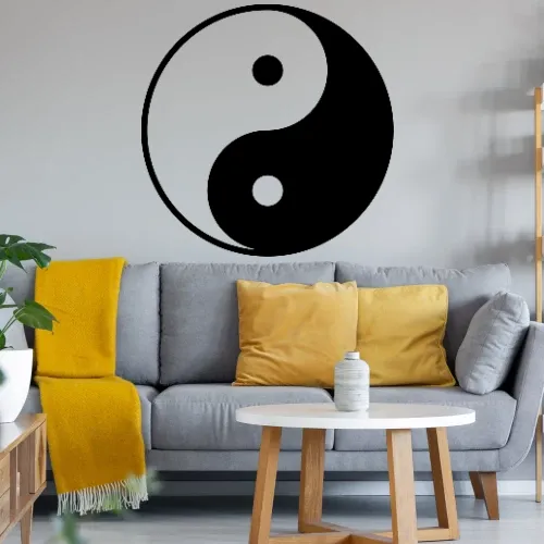 yin yang Wandtattoo