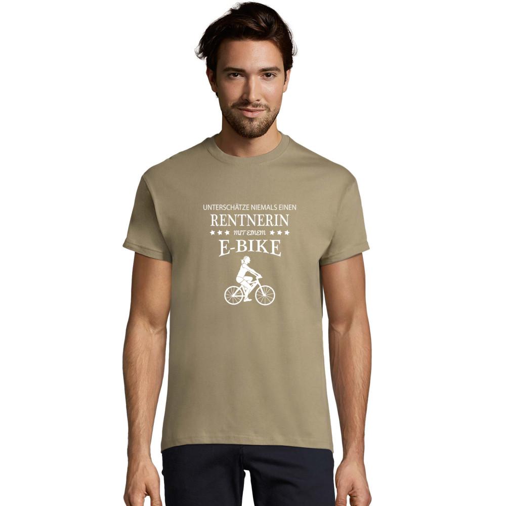 Fahrrad Ebike Rentnerin E-Bike Rente Bike Spruch T-Shirt