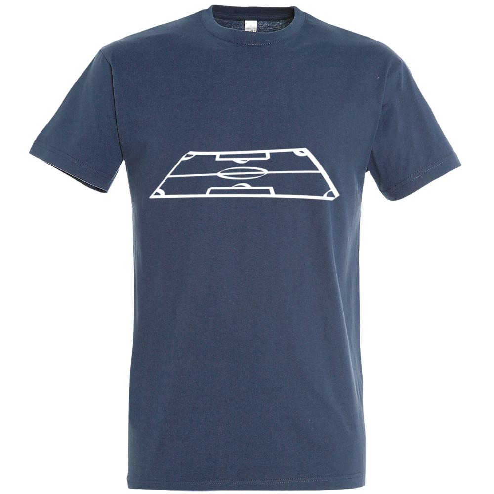 Fussball Spielfeld 3D T-Shirt